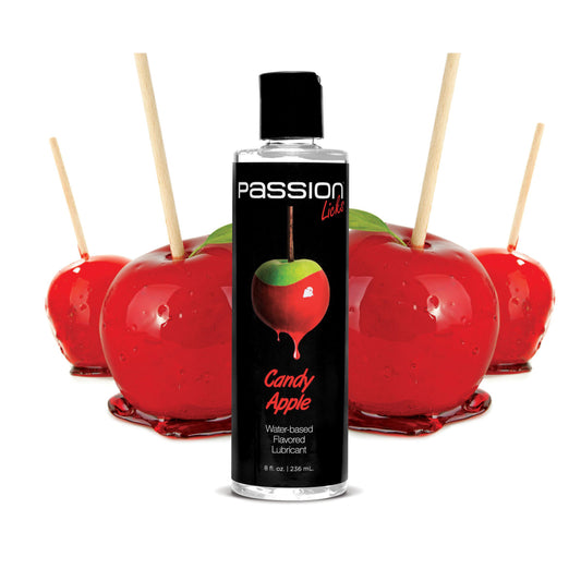 Passion Licks Candy Apple Water Based Flavored Lubricant - 8 oz - UABDSM