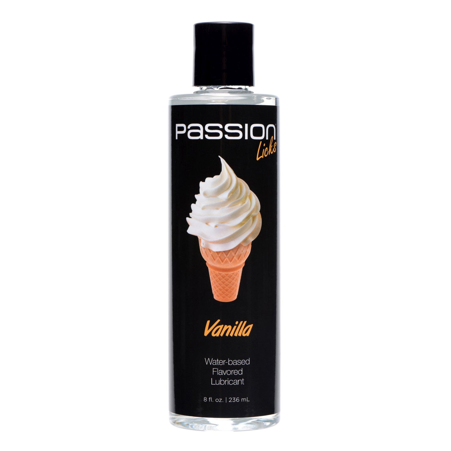 Passion Licks Vanilla Water Based Flavored Lubricant - 8 oz - UABDSM