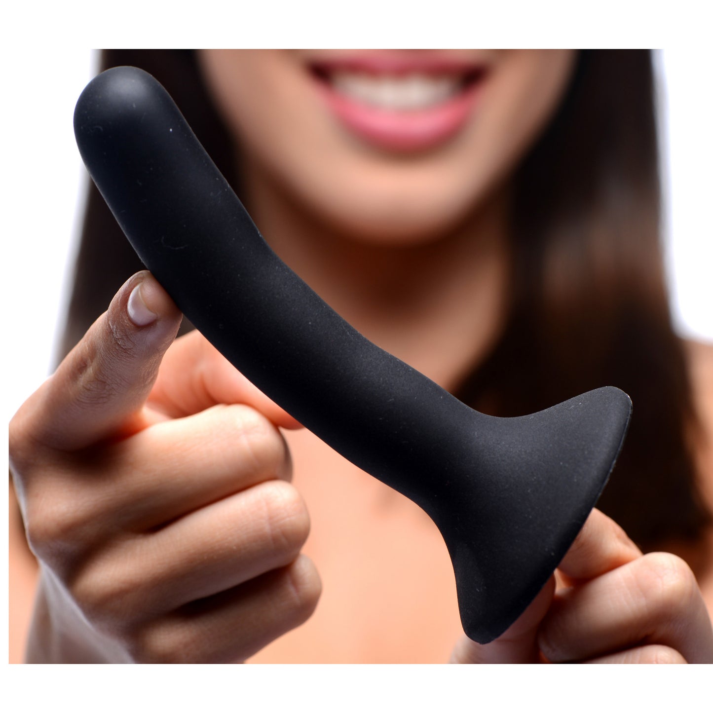 Black Silicone Strap-On Dildo - Small - UABDSM