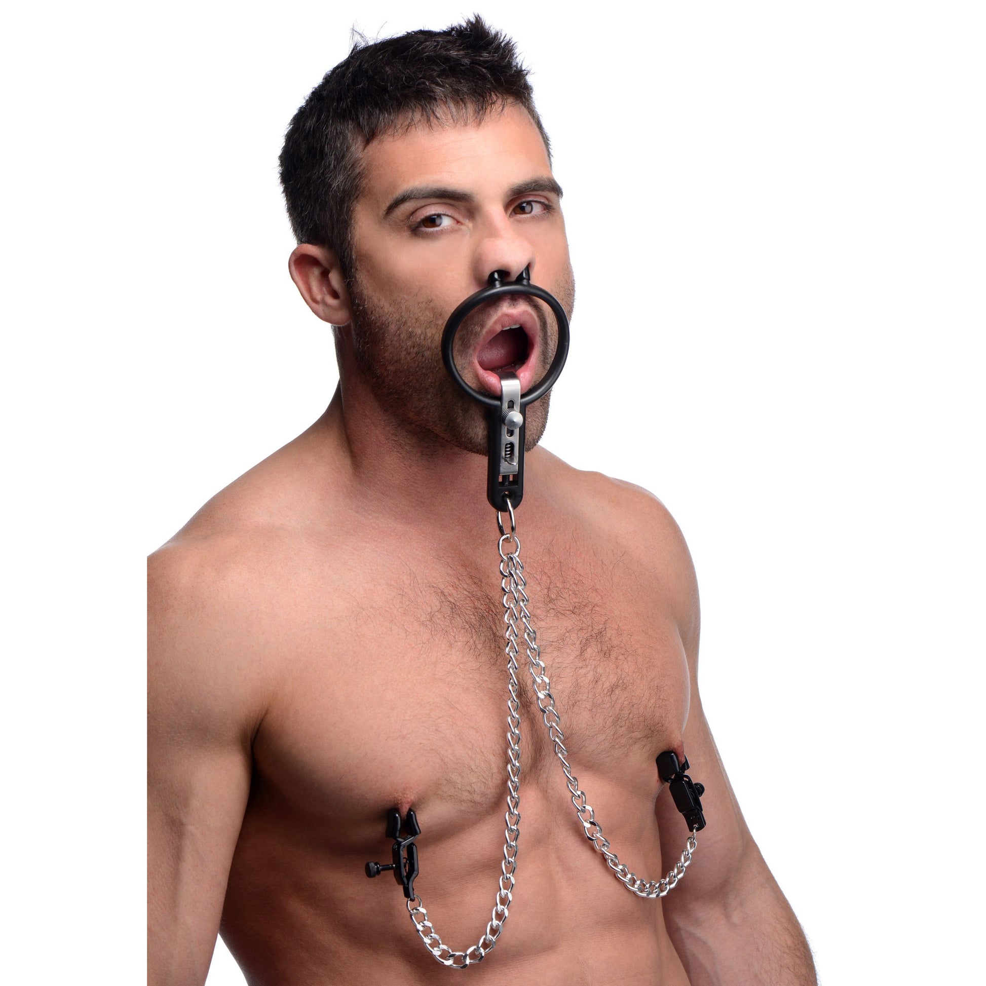 Degraded Mouth Spreader with Nipple Clamps Adult Sex Toys, Intimate Supplies, Sexual Wellness, Online Sex Store UABDSM Degraded Mouth Spreader with Nipple Clamps Adult Sex Toys, Intimate Supplies, Sexual Wellness, Online Sex Store UABDSM