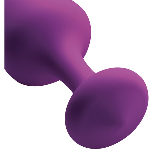 Purple Pleasures 3 Piece Silicone Anal Plugs - UABDSM