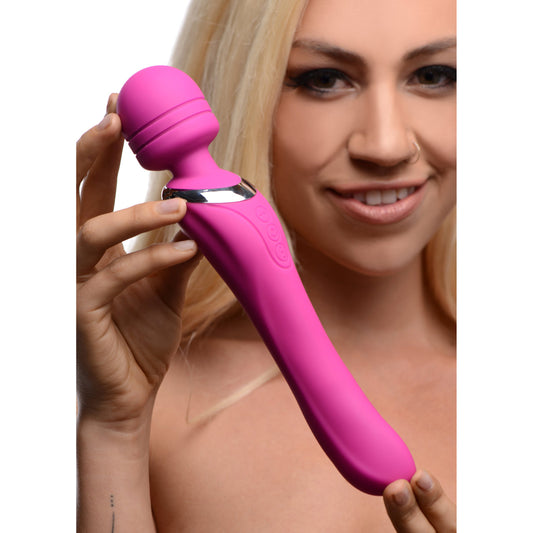 Whirling Wand 2 in 1 Silicone Dual Massage Wand - UABDSM