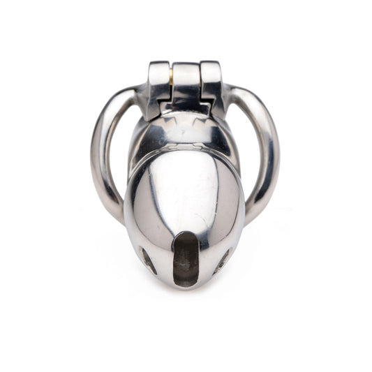 Rikers 24-7 Stainless Steel Locking Chastity Cage - UABDSM