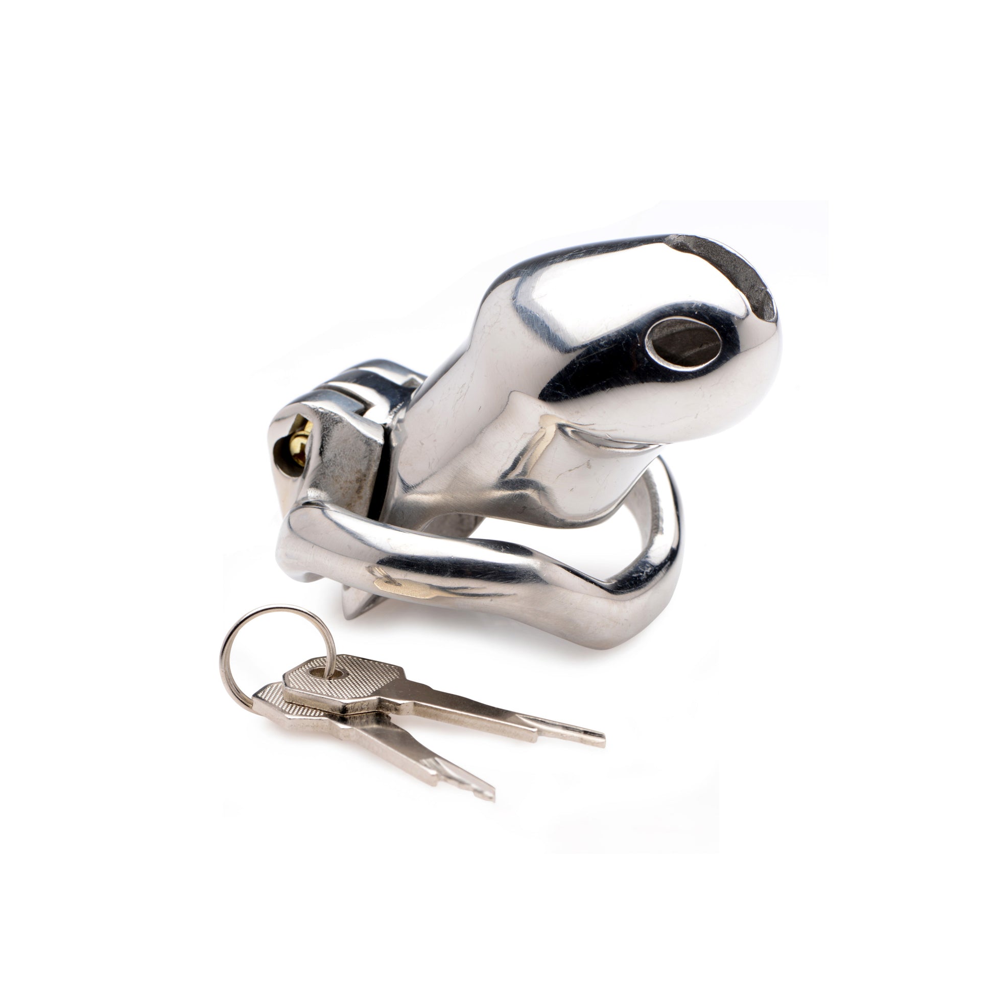 Rikers 24-7 Stainless Steel Locking Chastity Cage - UABDSM
