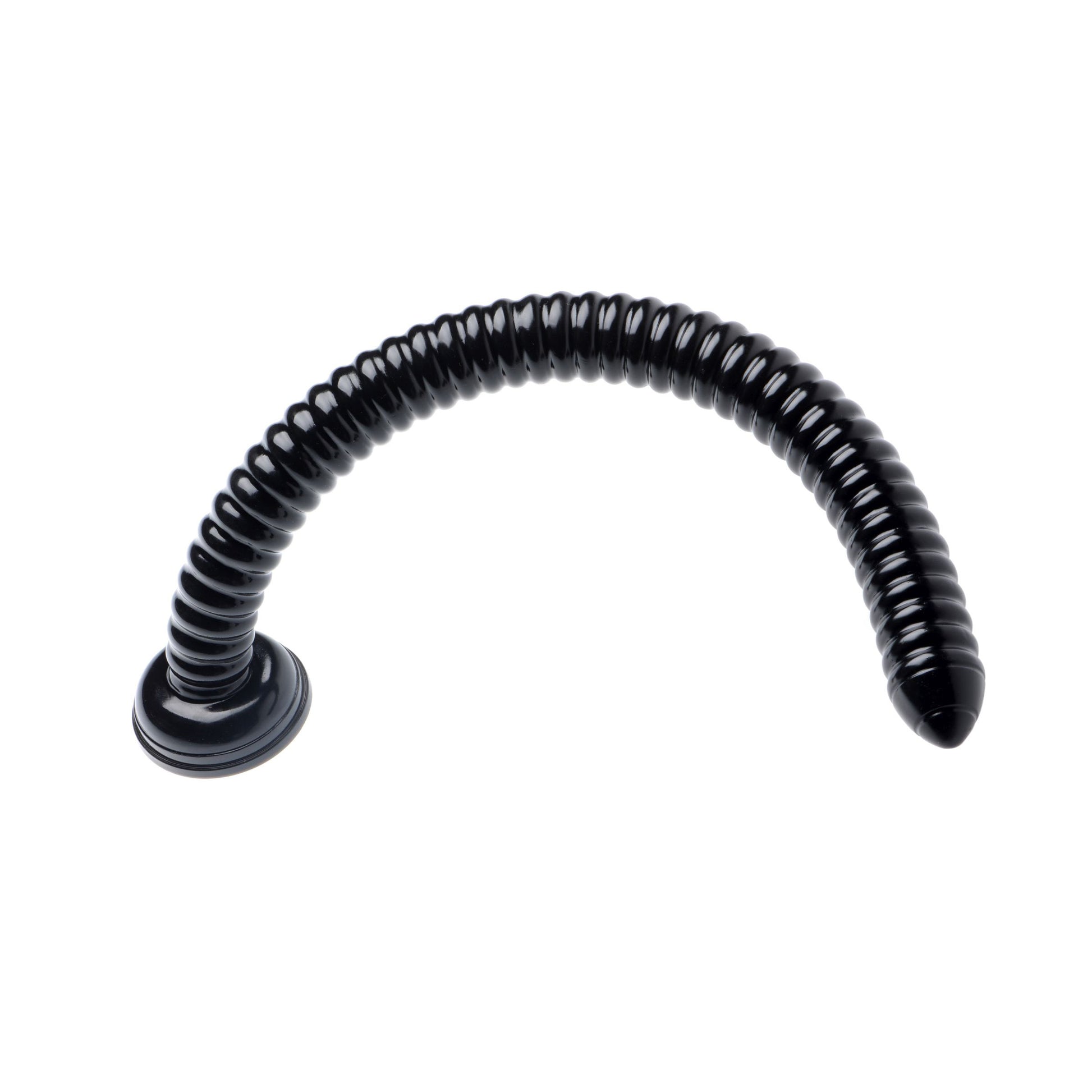 Hosed 19 Inch Ribbed Anal Snake - UABDSM