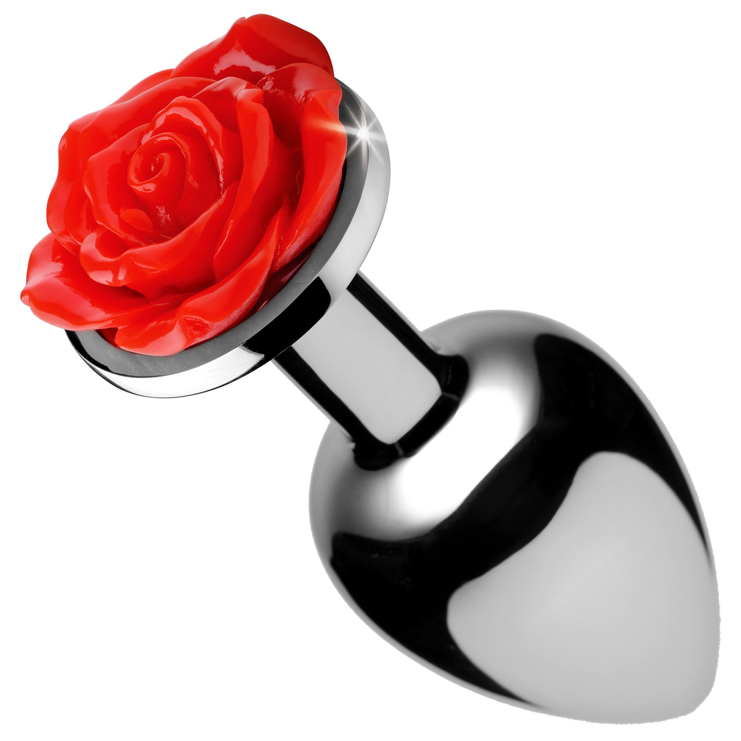 Red Rose Anal Plug- Large - UABDSM
