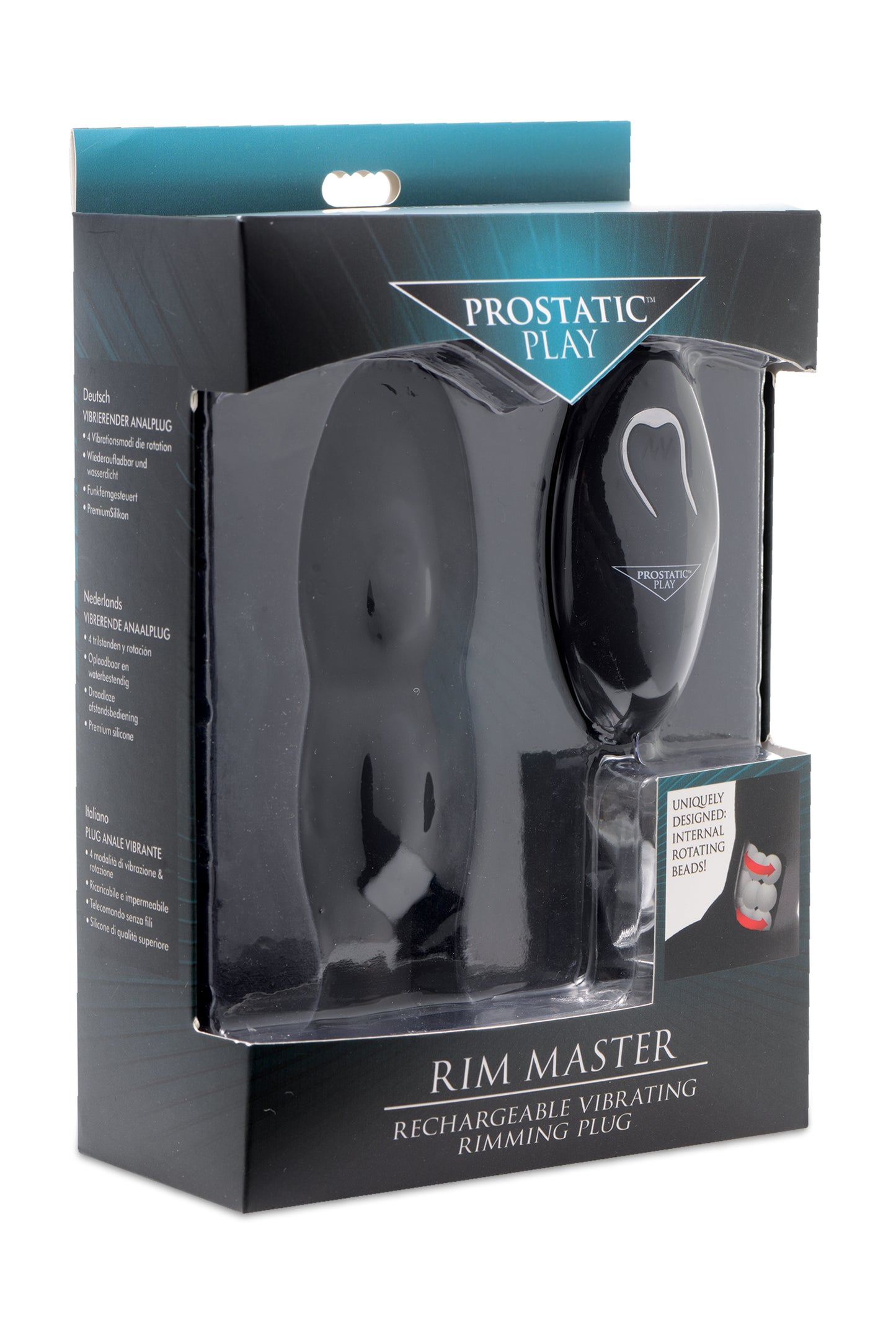 Rim Master Rechargeable Vibrating Silicone Anal Plug - UABDSM