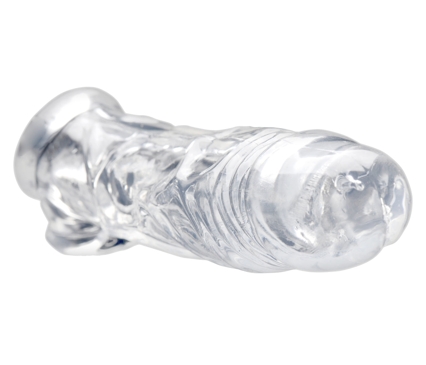 Realistic Clear Penis Enhancer and Ball Stretcher - UABDSM