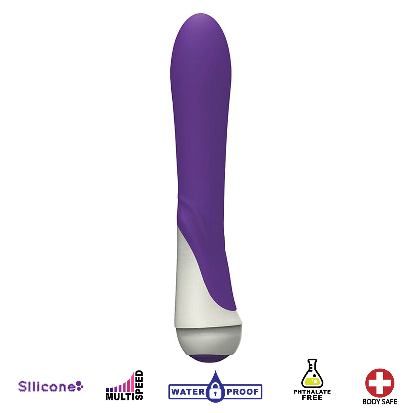 Vanessa 7 Function Silicone Vibe- Purple - UABDSM