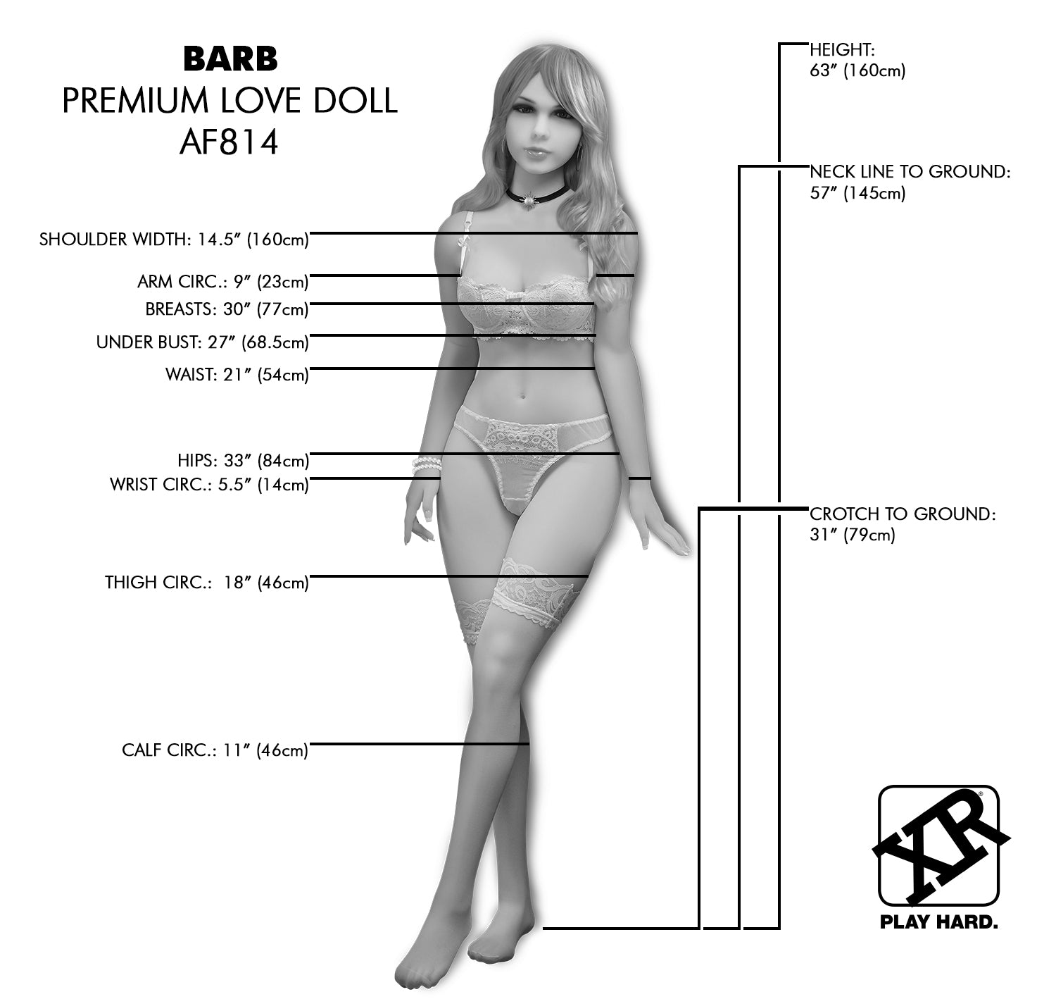 Barb Premium Love Doll - UABDSM