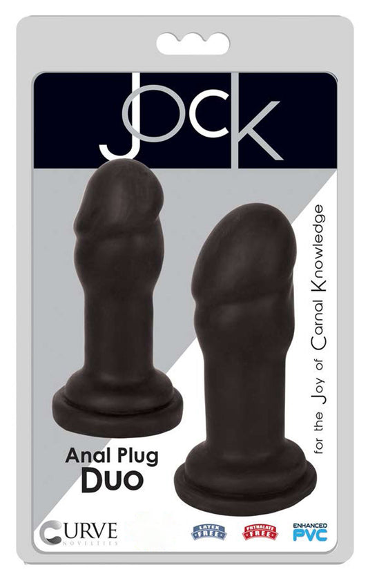 JOCK Anal Plug Duo Black - UABDSM