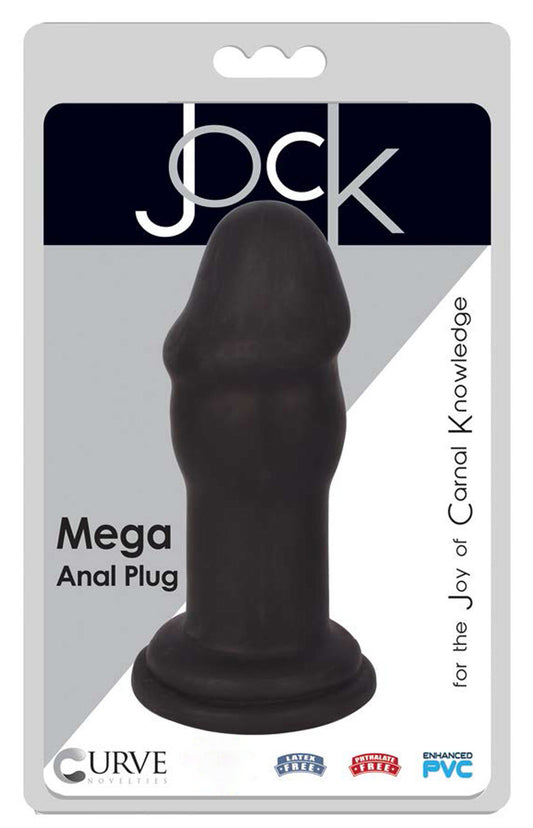 JOCK Mega Anal Plug Black - UABDSM