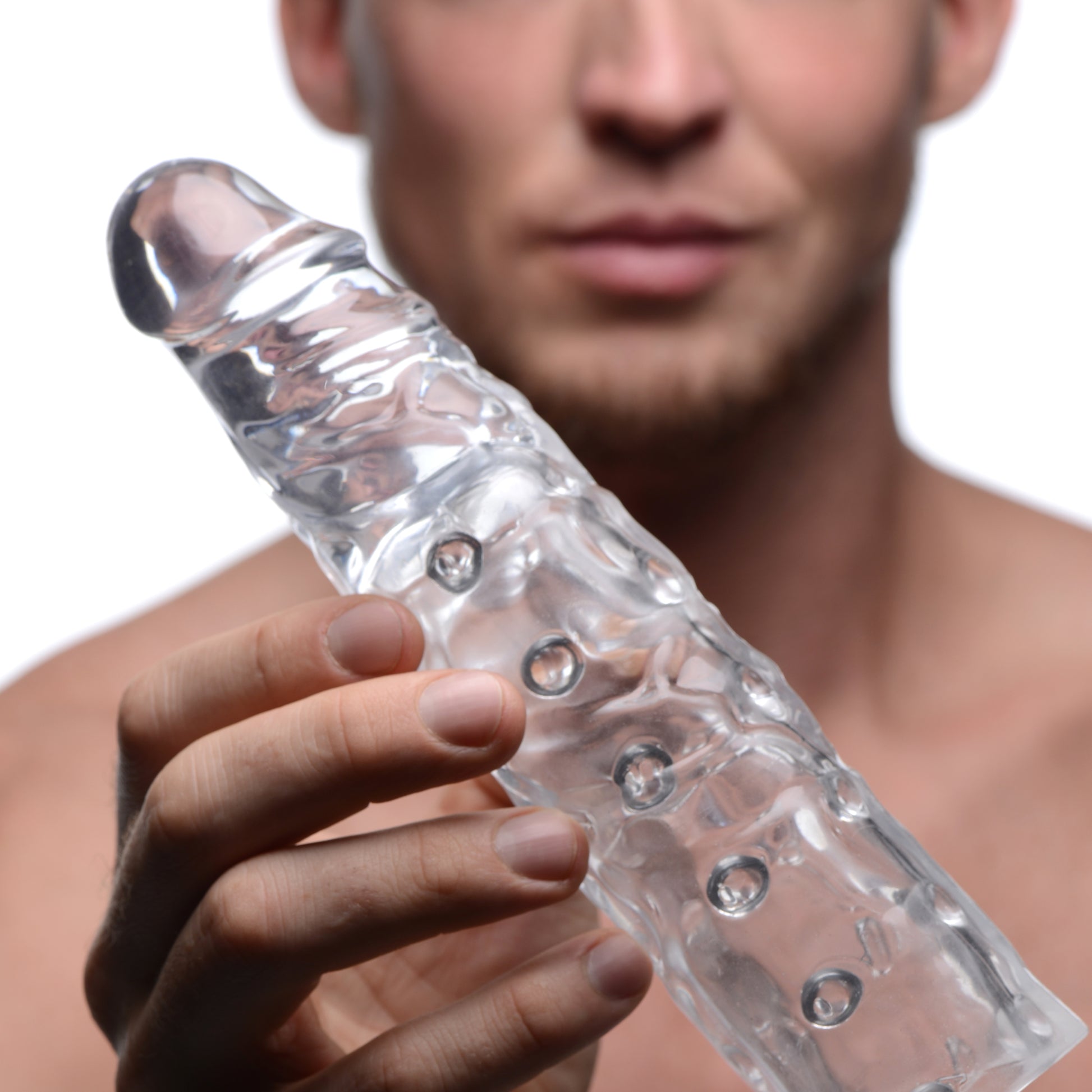 3 Inch Clear Penis Enhancer Sleeve - UABDSM