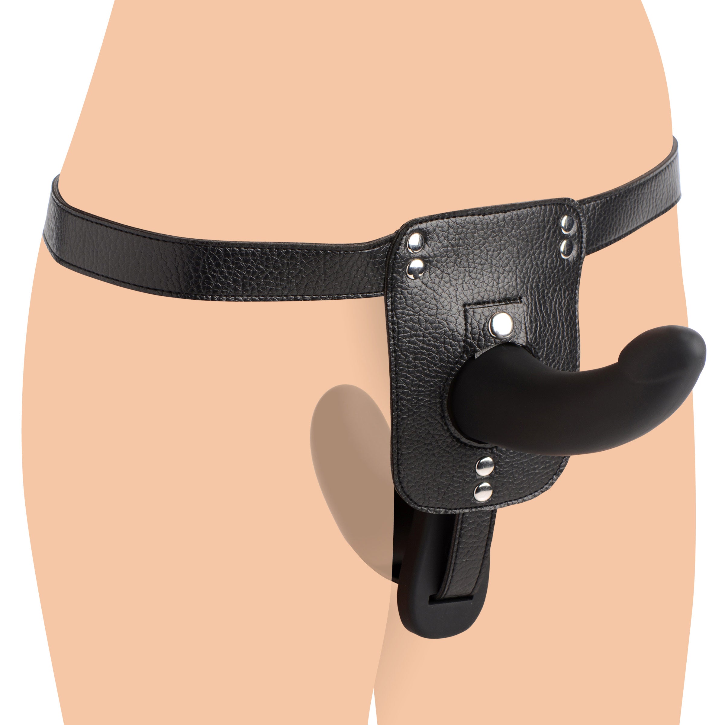 Double Take 10X Double Penetration Vibrating Strap-on Harness picture