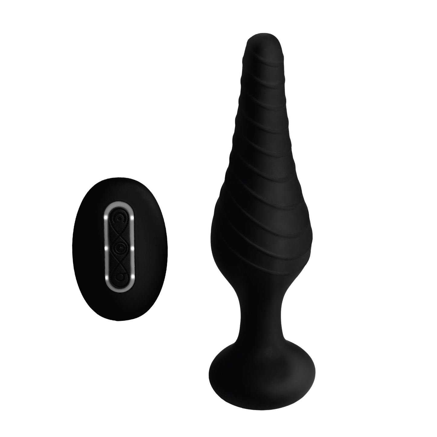 Silicone Vibrating Anal Plug With Remote Control - UABDSM