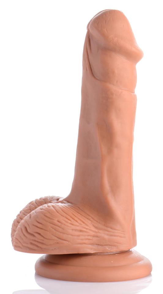 5 Inch Realistic Suction Cup Dildo- Tan - UABDSM