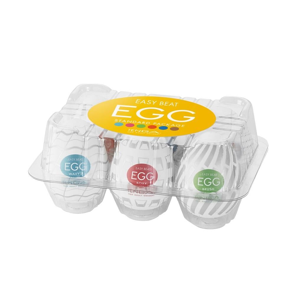 Easy Beat Egg New Standard Masturbator Six Pack - UABDSM