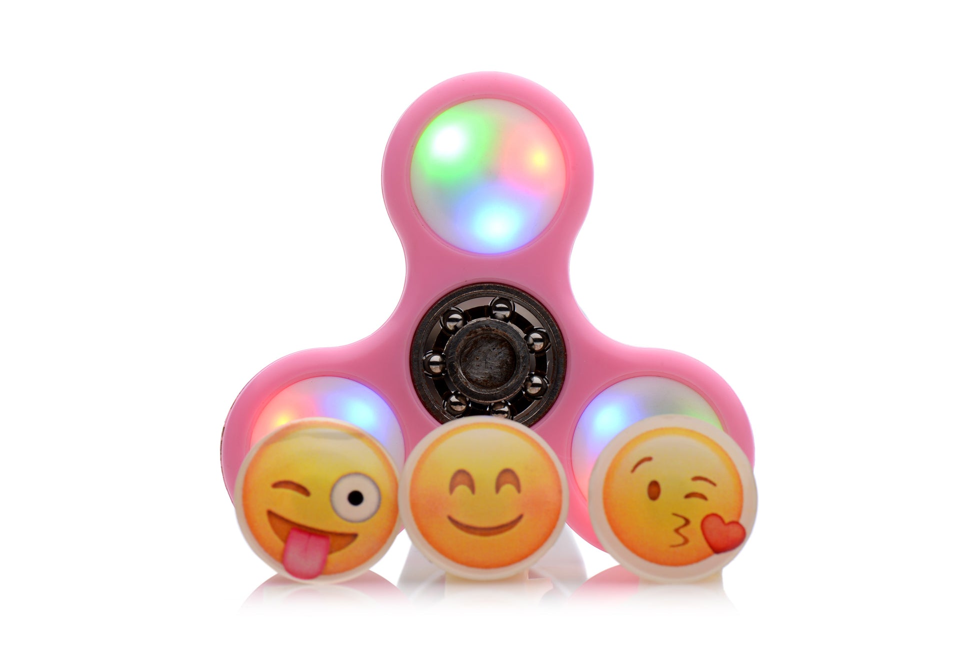 Light Up Emoji Fidget Spinner Butt Plug - UABDSM