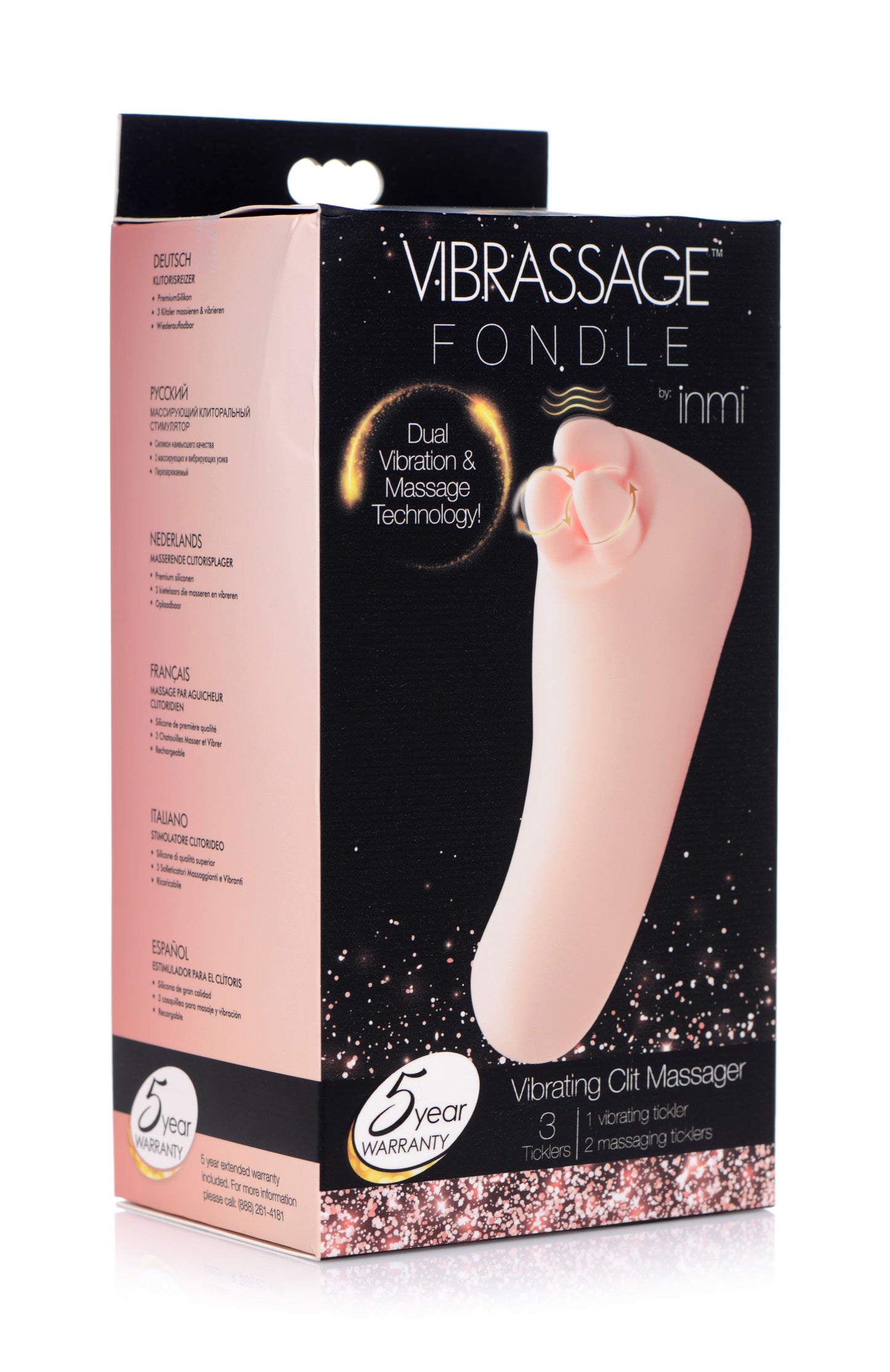 Vibrassage Fondle Silicone Vibrating Clit Massager - UABDSM