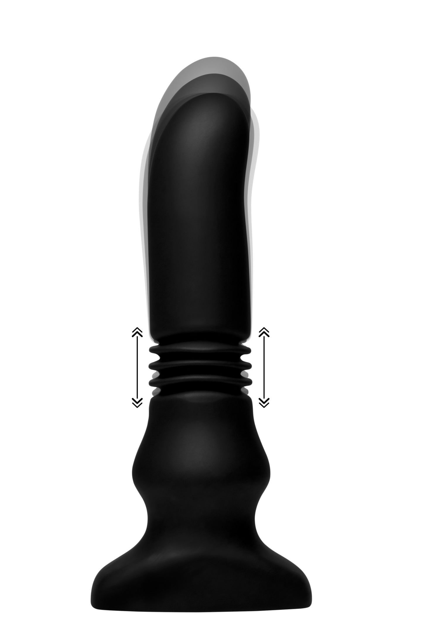 Silicone Vibrating and Thrusting Plug with Remote Control - UABDSM