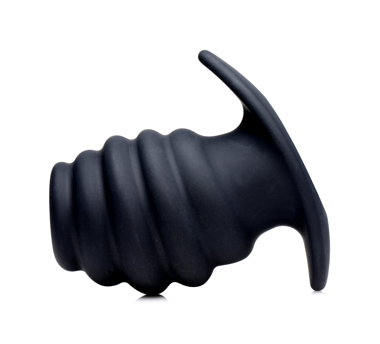 Hive Ass Tunnel Silicone Ribbed Hollow Anal Plug - Medium - UABDSM