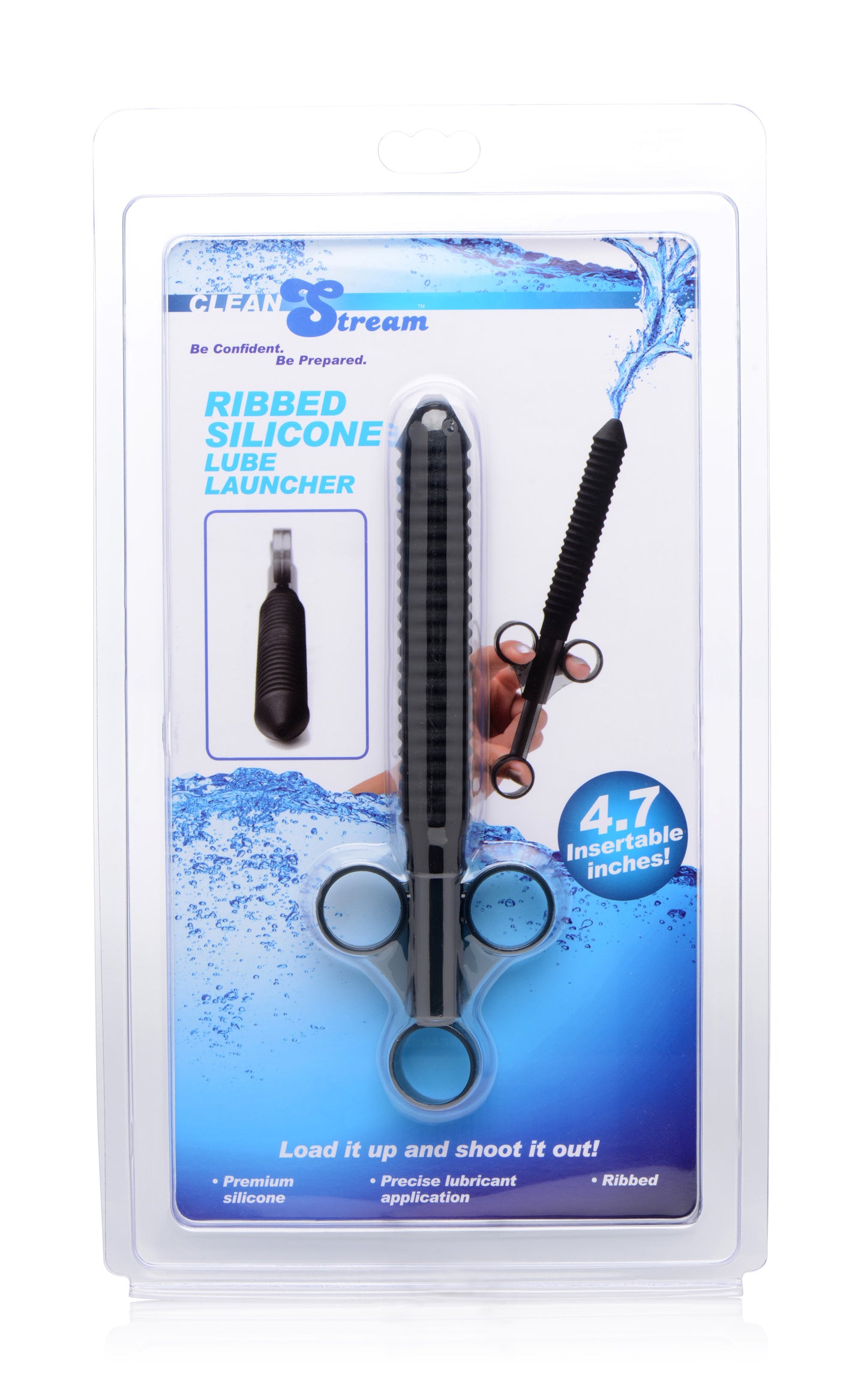 Ribbed Silicone Lubricant Launcher - UABDSM