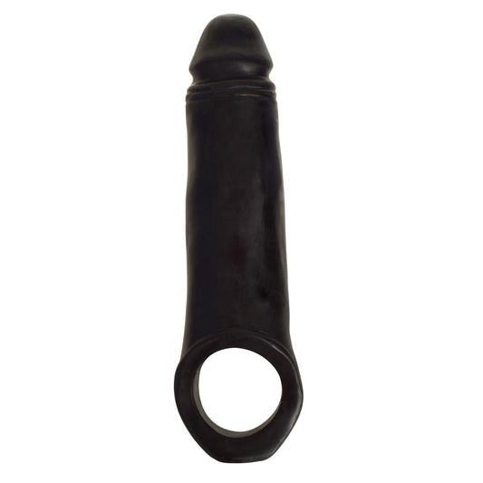 2 Inch Penis Enhancer with Ball Strap - Black - UABDSM