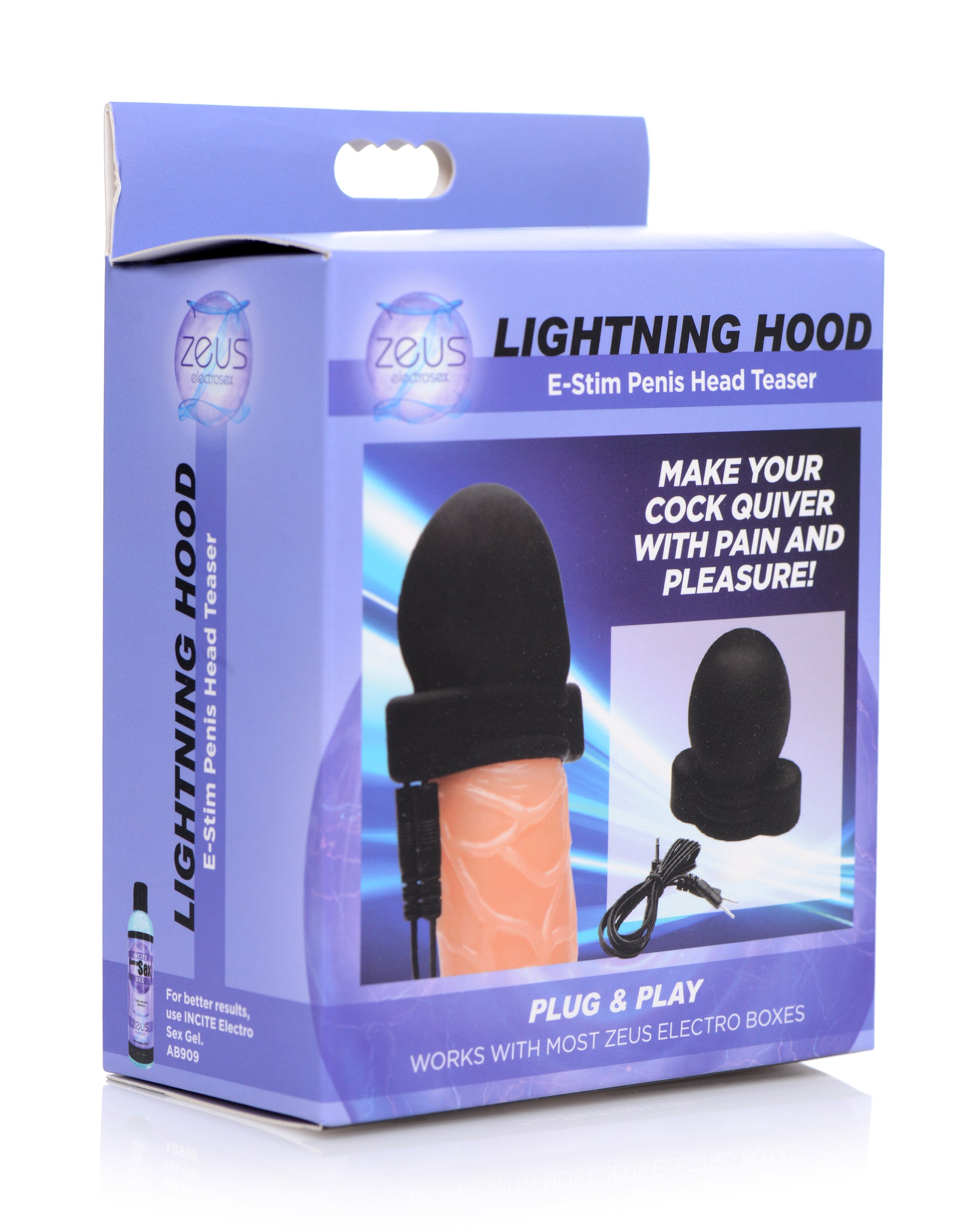 Lightning Hood E-Stim Penis Head Teaser - UABDSM