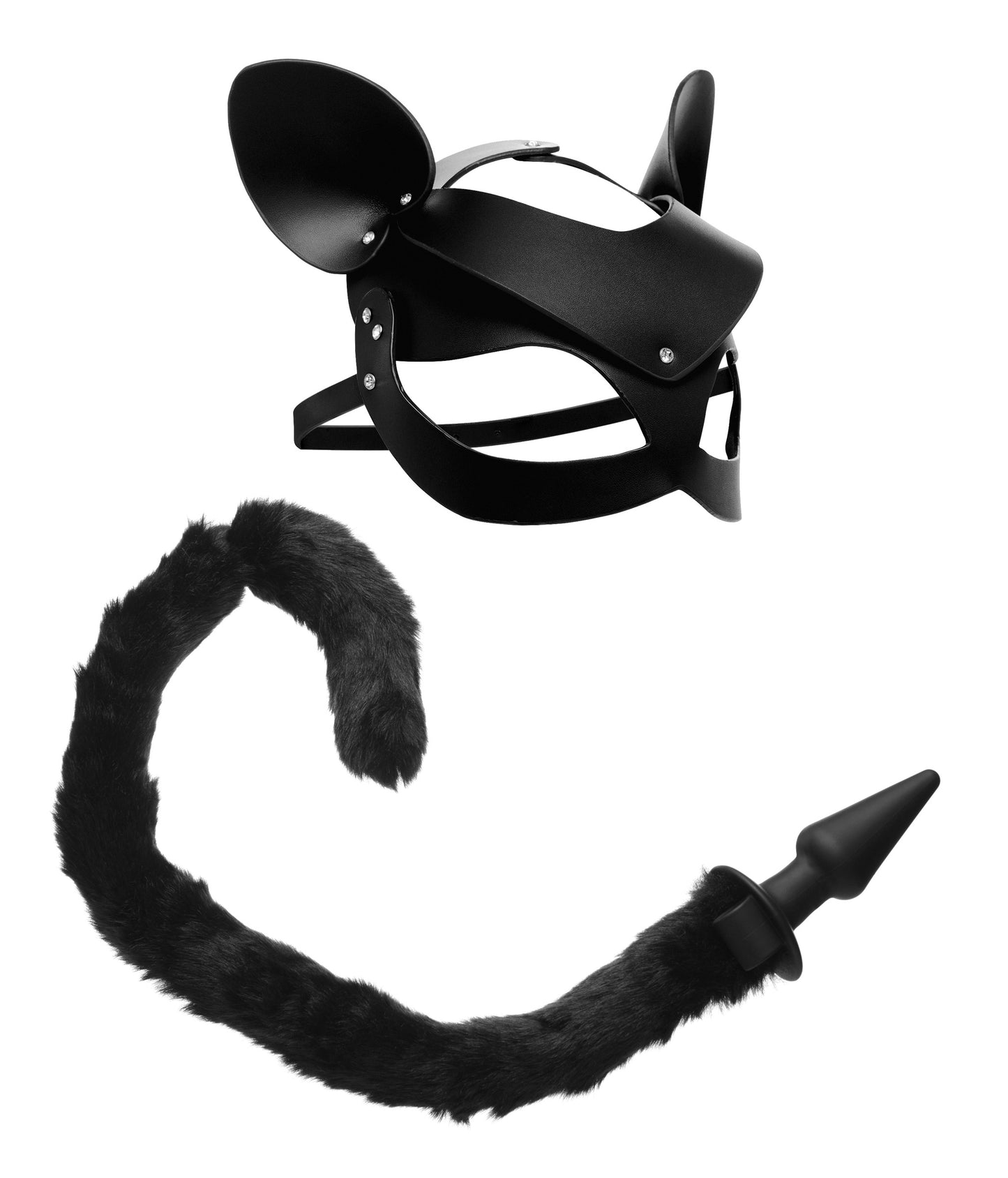 Cat Tail Anal Plug and Mask Set - UABDSM