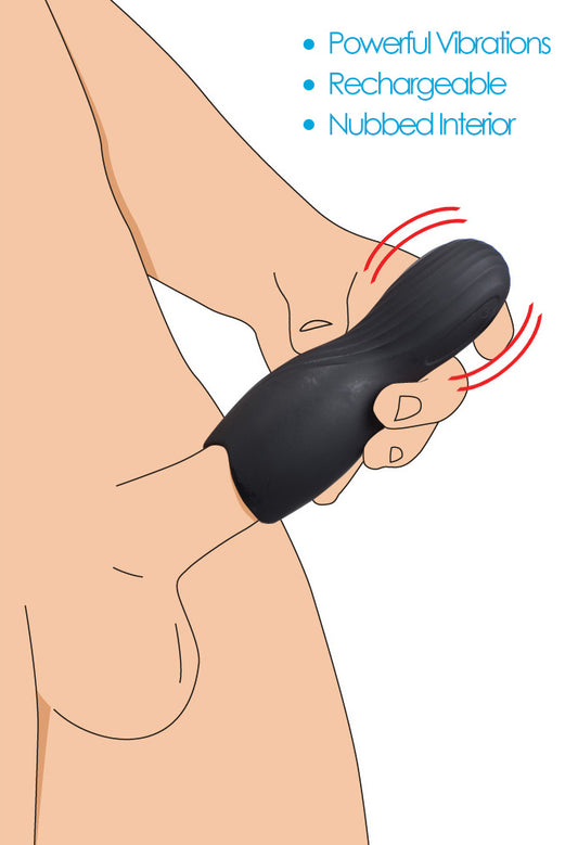 Vibrating Rechargeable Penis Pleaser - UABDSM