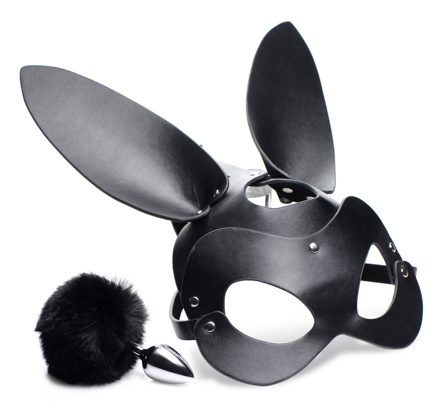Bunny Tail Anal Plug and Mask Set - UABDSM