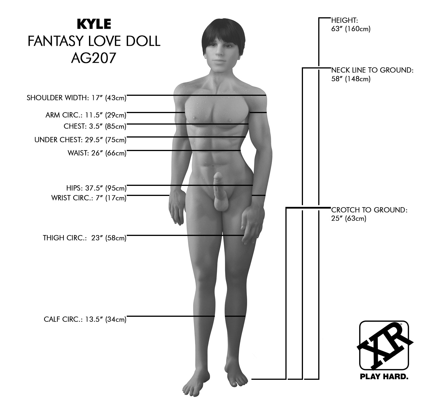 Kyle Fantasy Male Love Doll - UABDSM