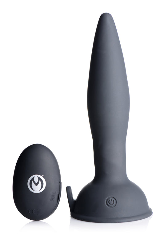 Turbo Ass-Spinner Silicone Anal Plug with Remote Control - UABDSM