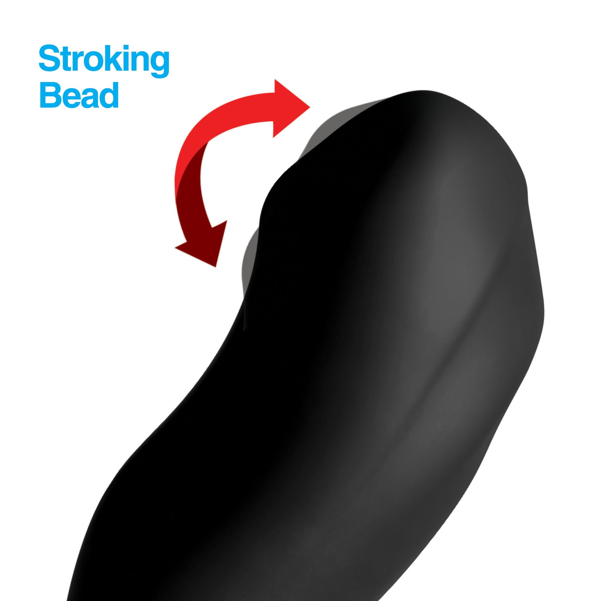 7X Bendable Prostate Stimulator with Stroking Bead - UABDSM