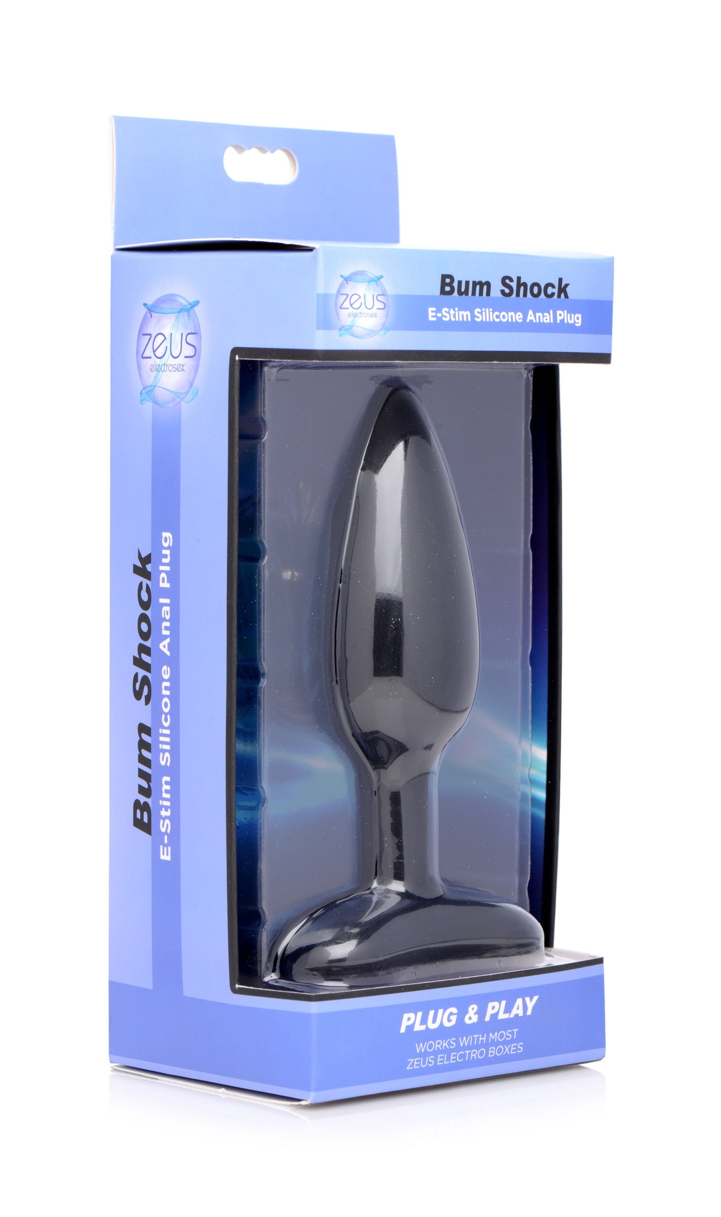 Bum Shock E-Stim Silicone Anal Plug - UABDSM