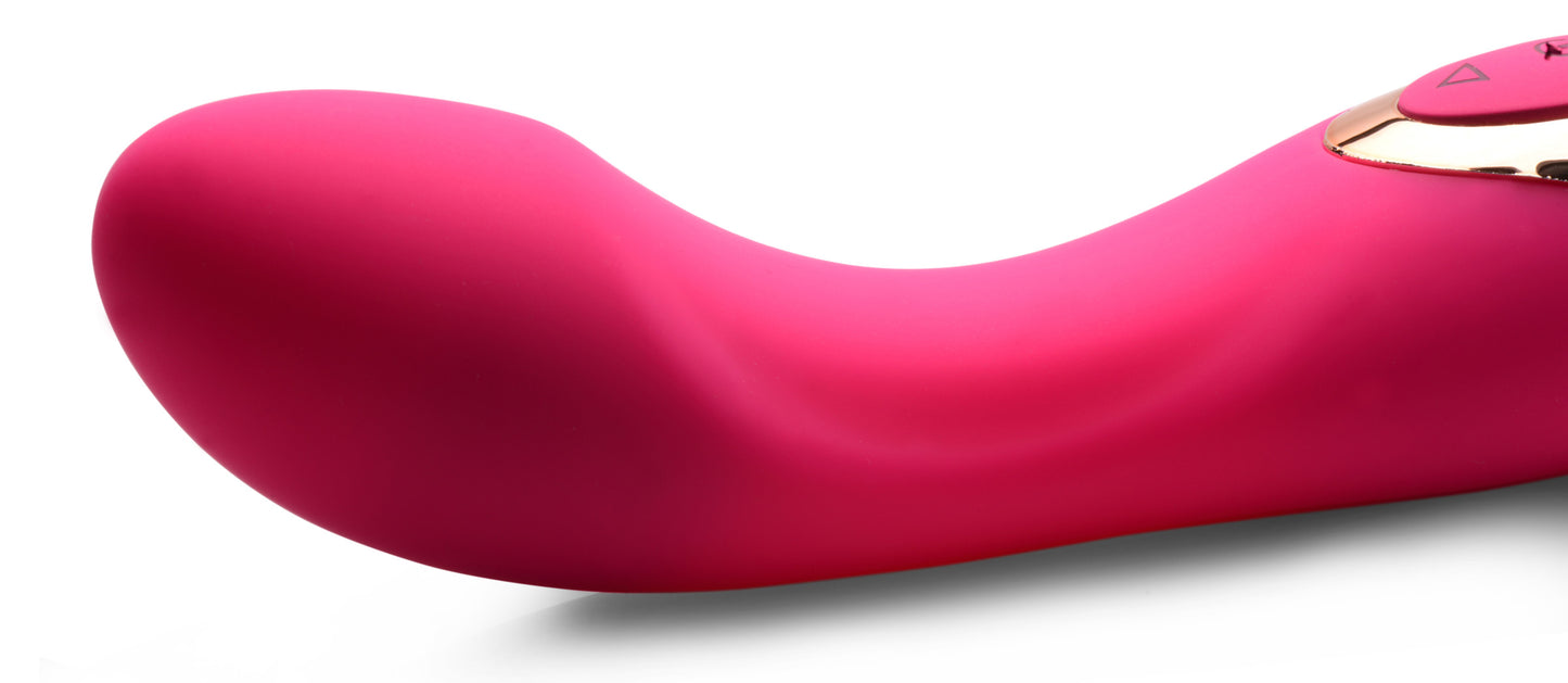 10X Dual Duchess 2-in-1 Silicone Massager - Pink - UABDSM