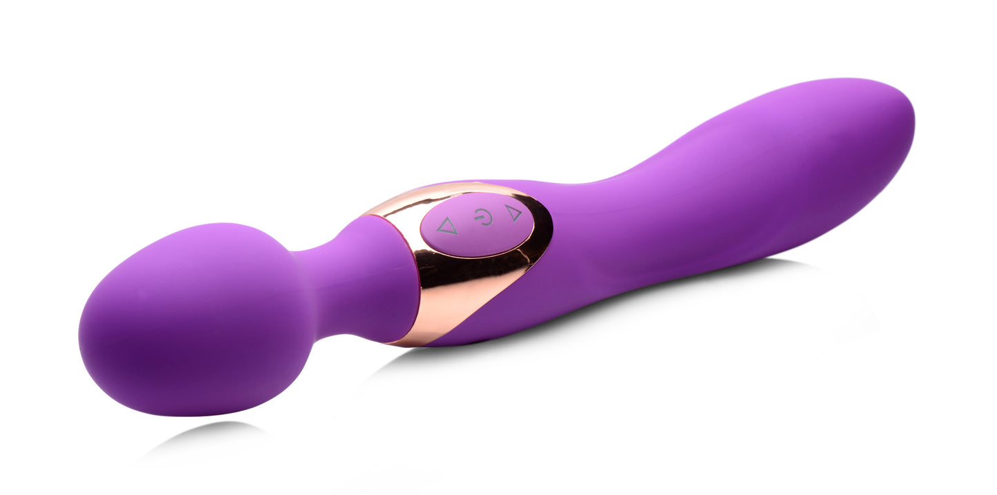 10X Dual Duchess 2-in-1 Silicone Massager - Purple - UABDSM