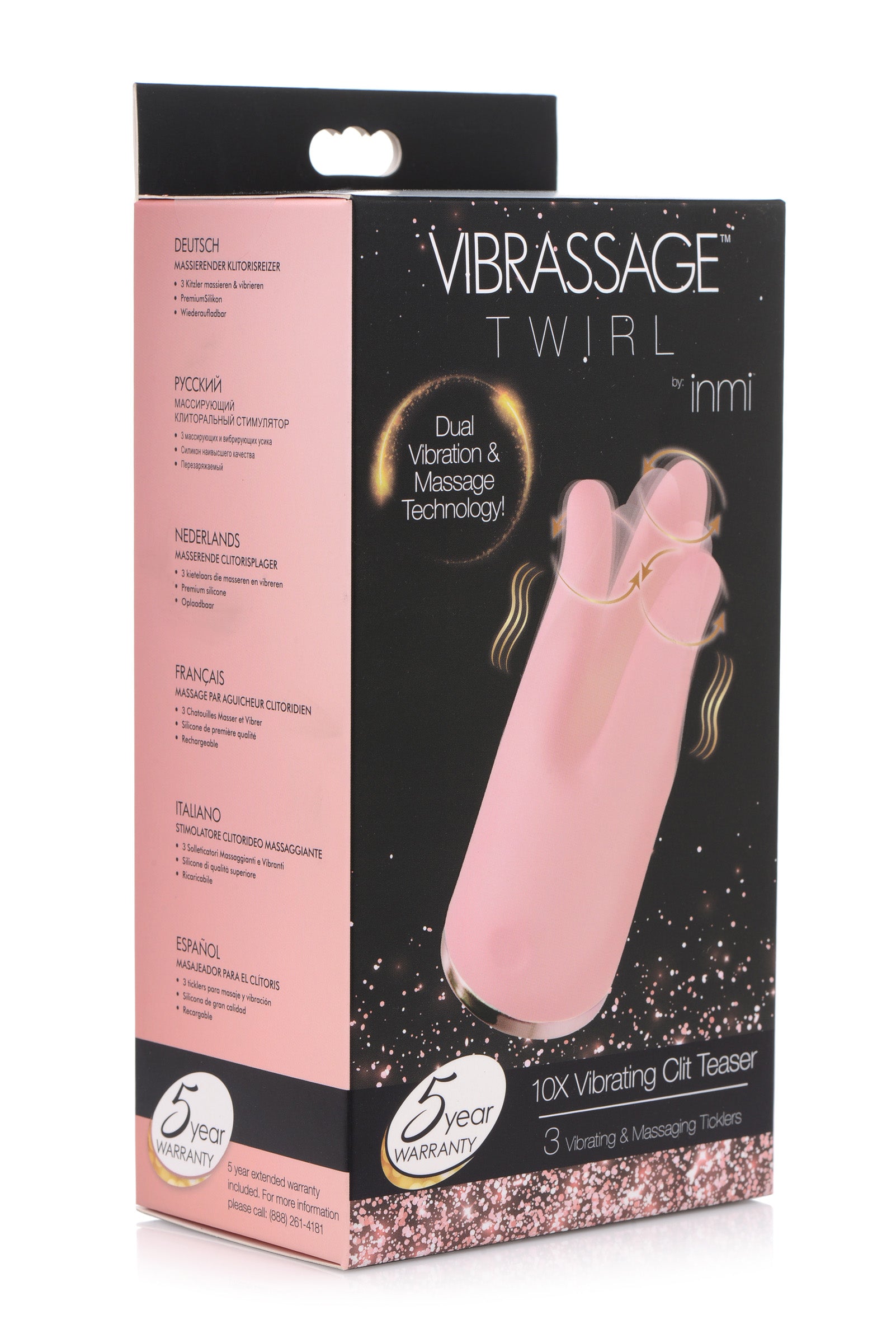 Vibrassage Twirl 10X Vibrating Clit Teaser - UABDSM