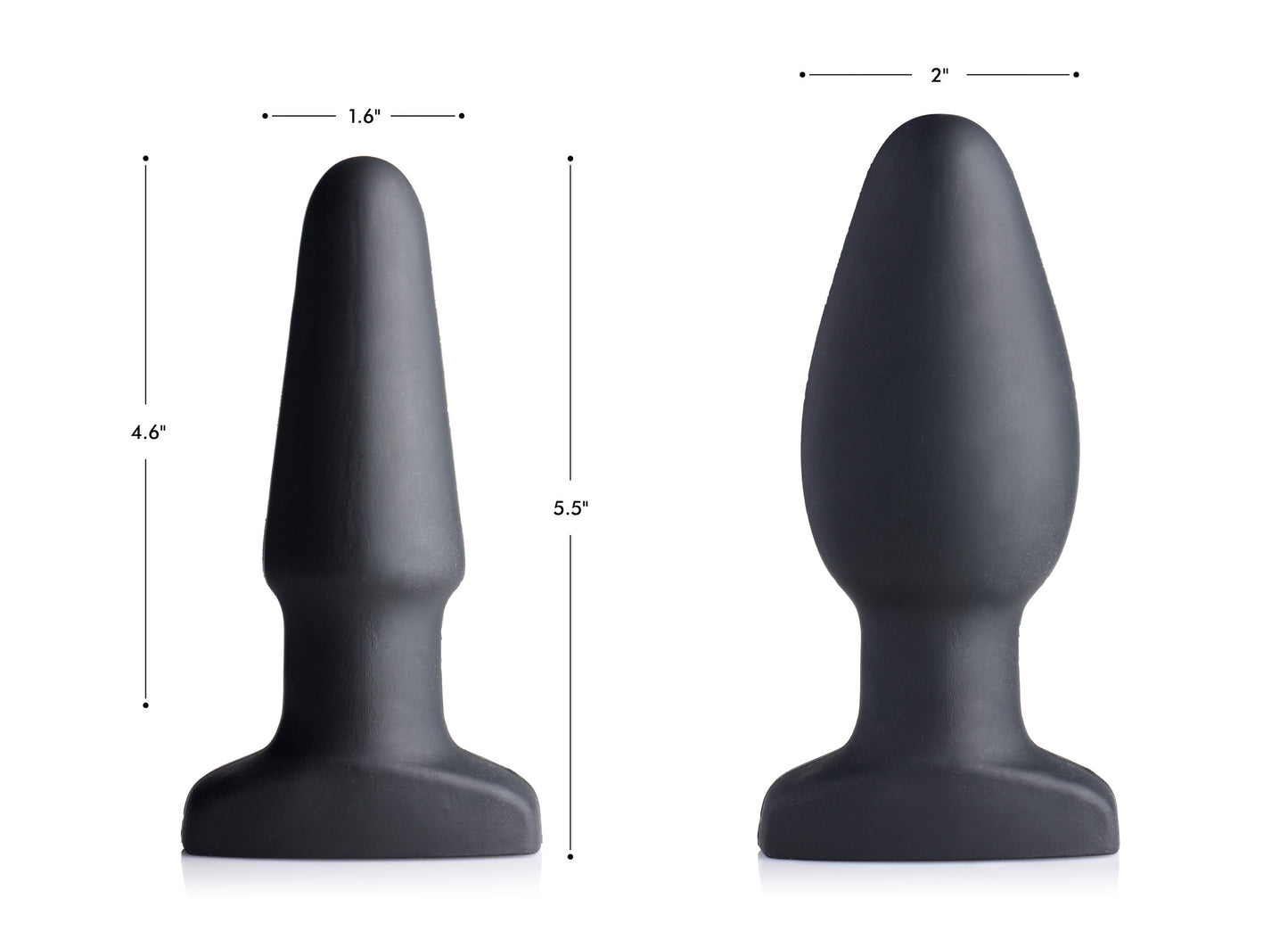 Worlds First Remote Control Inflatable 10X Vibrating Silicone Anal Plug - UABDSM