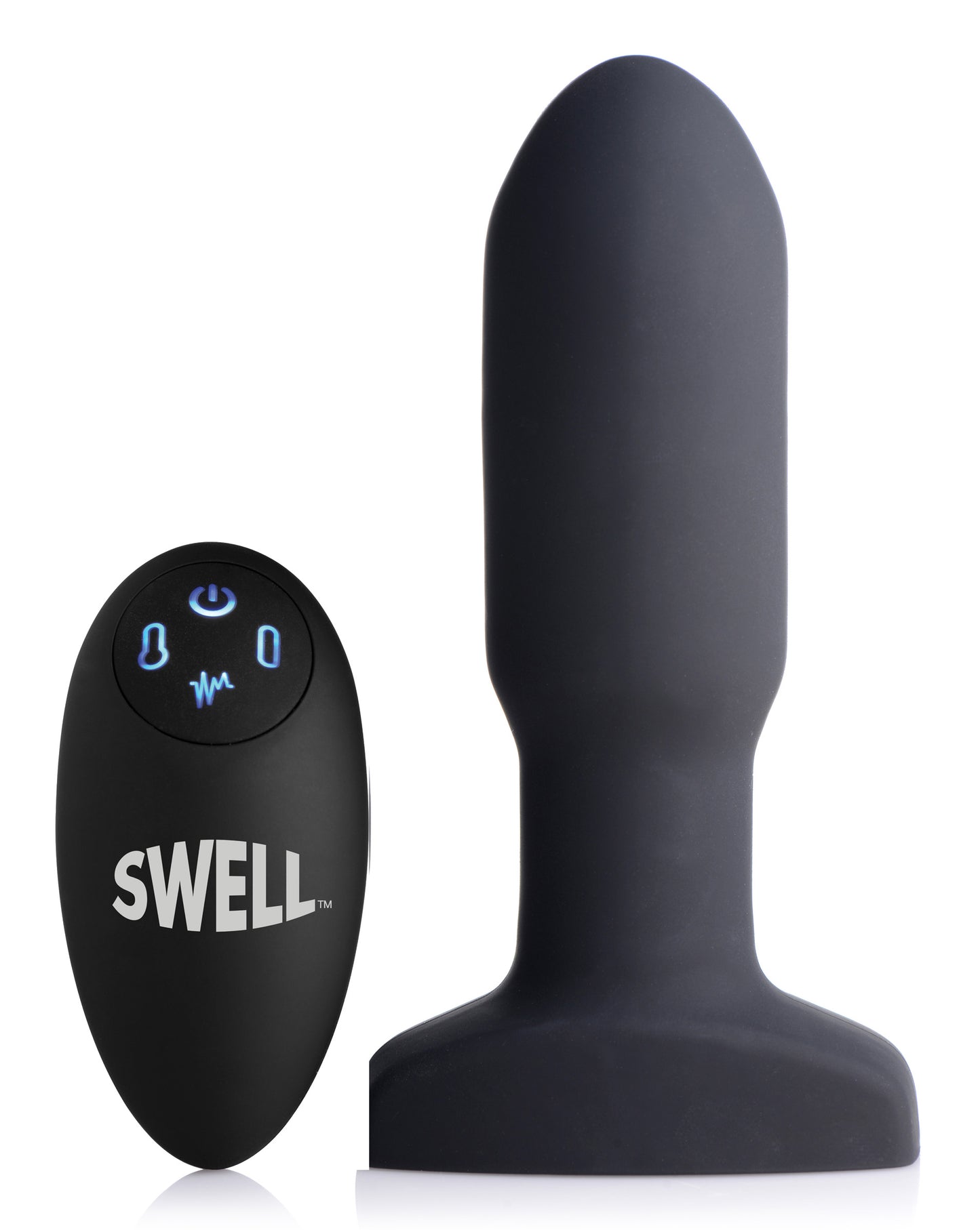 Worlds First Remote Control Inflatable 10X Vibrating Missile Silicone Anal Plug - UABDSM