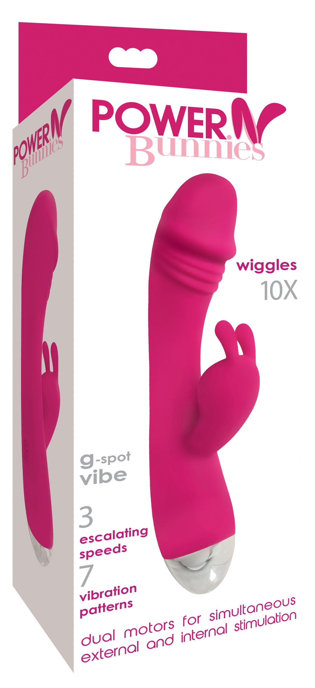Wiggles 10X Silicone Rabbit Vibrator - UABDSM