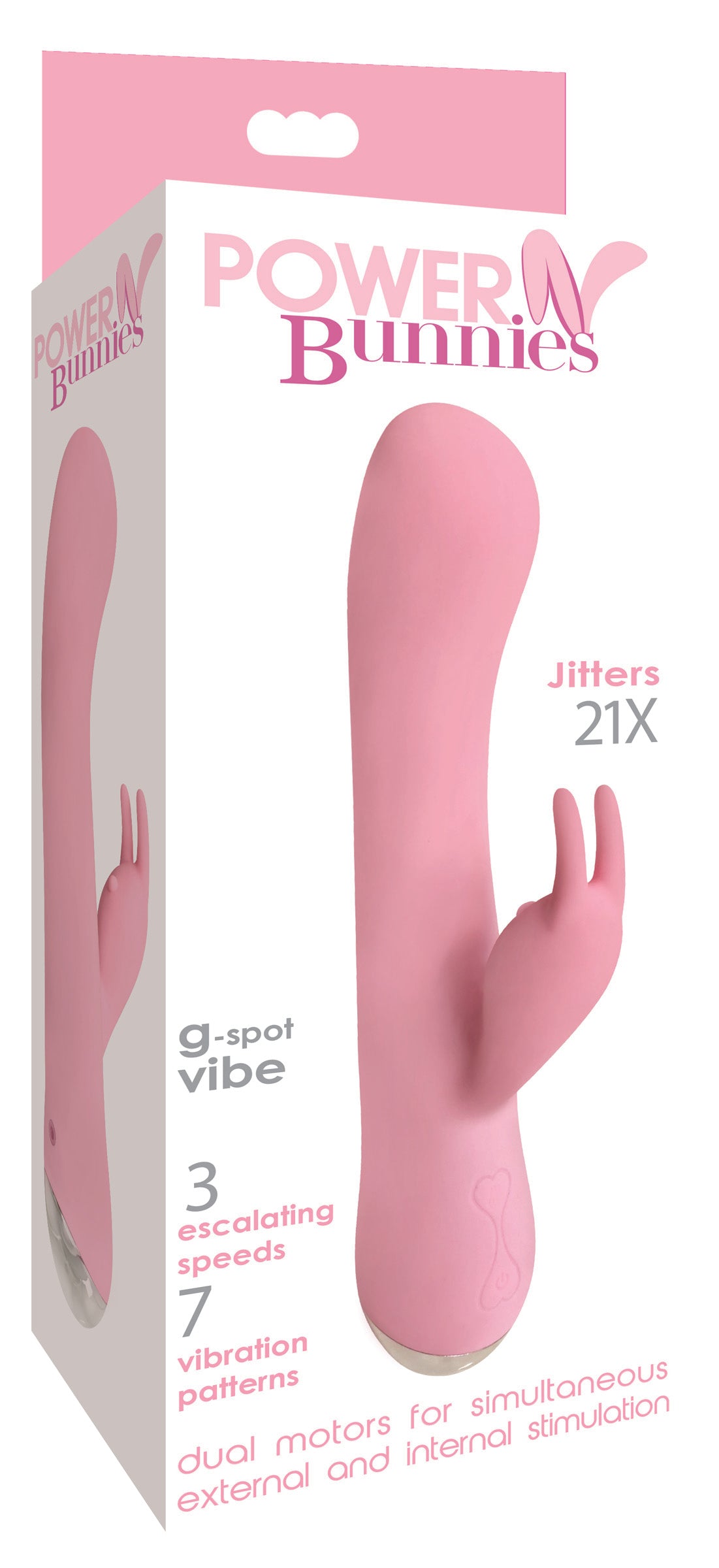 Jitters 21X Silicone Rabbit Vibrator - UABDSM