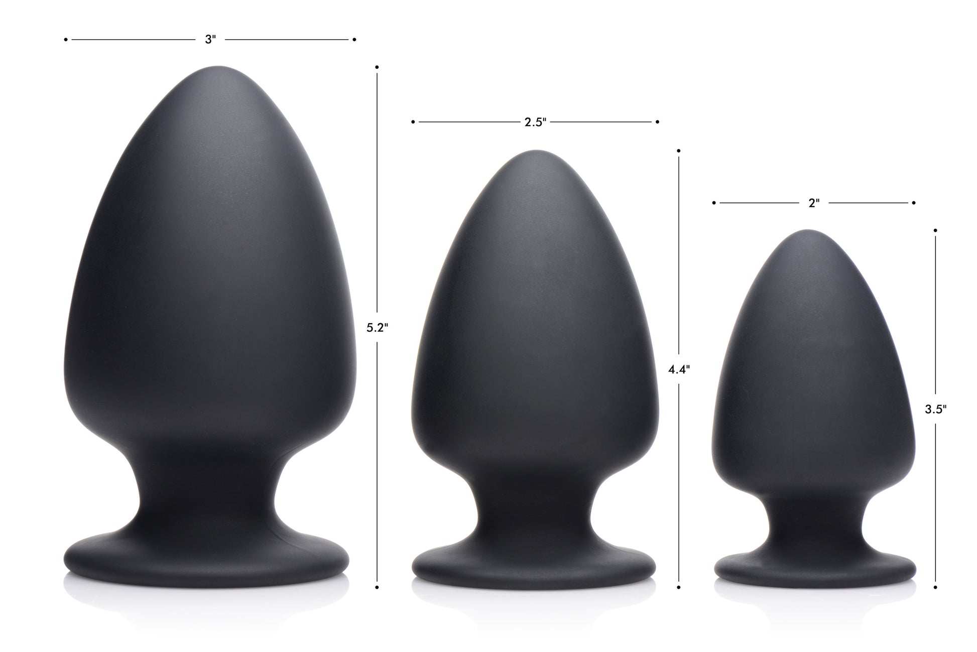 Squeezable Silicone Anal Plug - Small - UABDSM