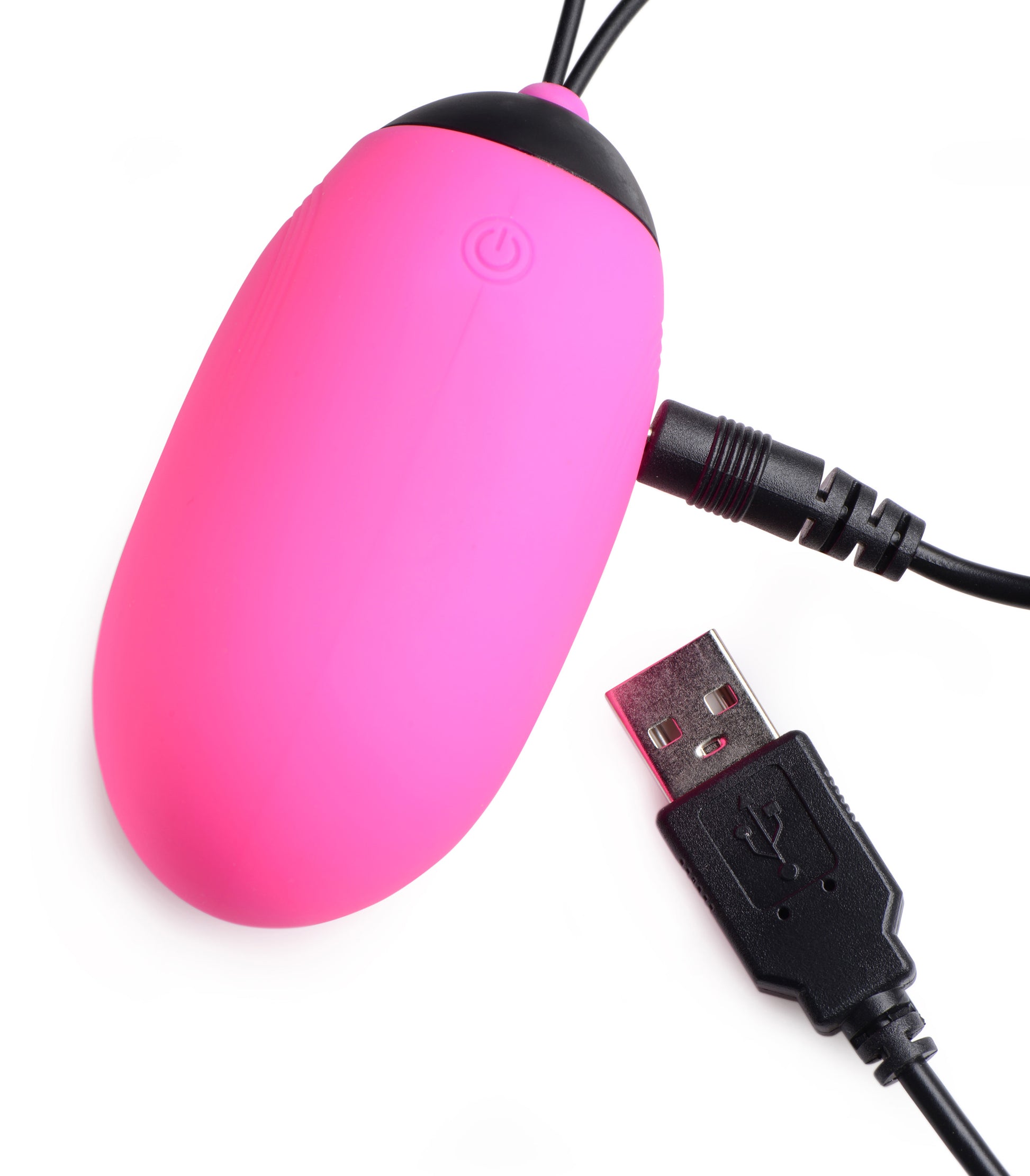 XL Silicone Vibrating Egg - Pink - UABDSM