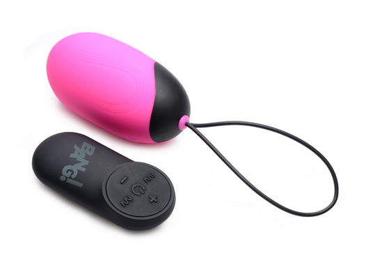 XL Silicone Vibrating Egg - Pink - UABDSM