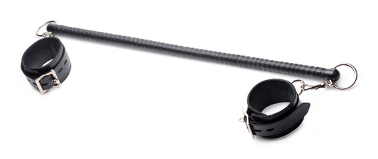 Leather Wrapped Spreader Bar with Cuffs - UABDSM