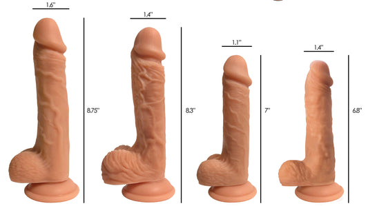 Easy Riders Dual Density Silicone Dildo - 7 Inch - UABDSM