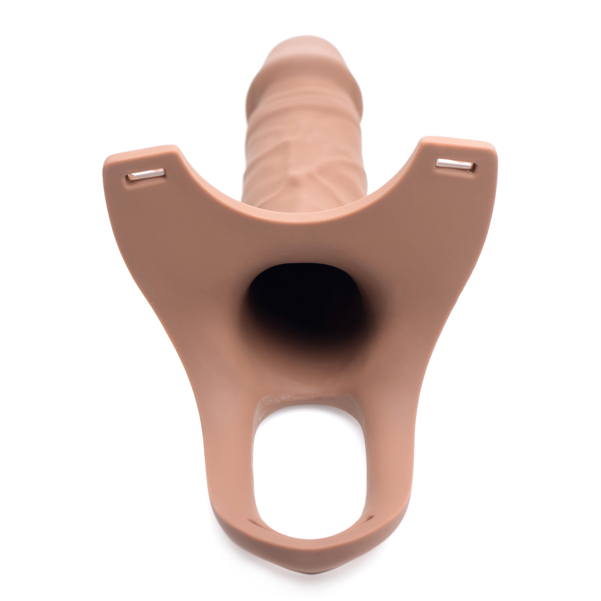 Hollow Silicone Dildo Strap-on - Flesh - UABDSM