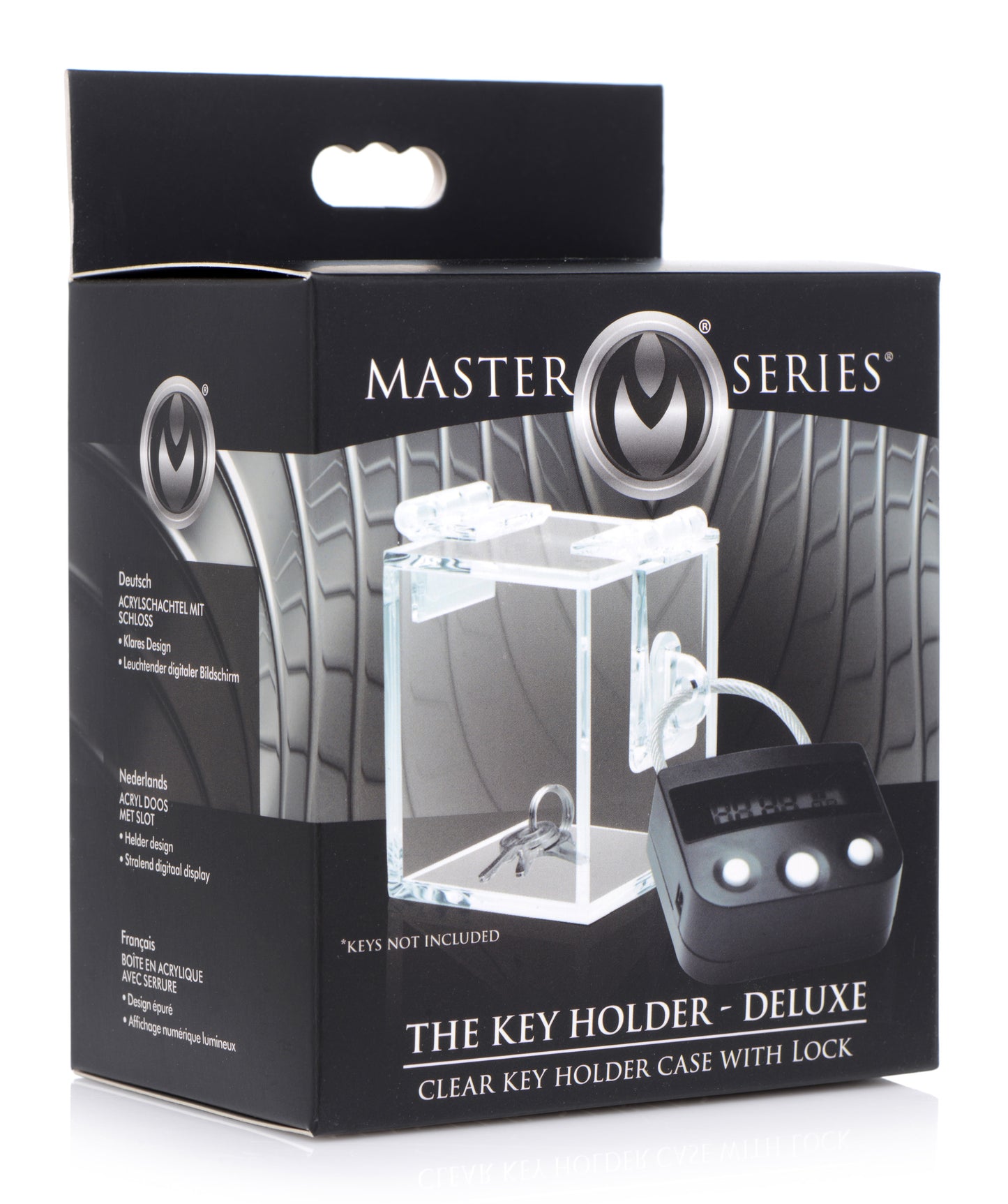 The Key Holder Deluxe Clear Case with Lock - UABDSM
