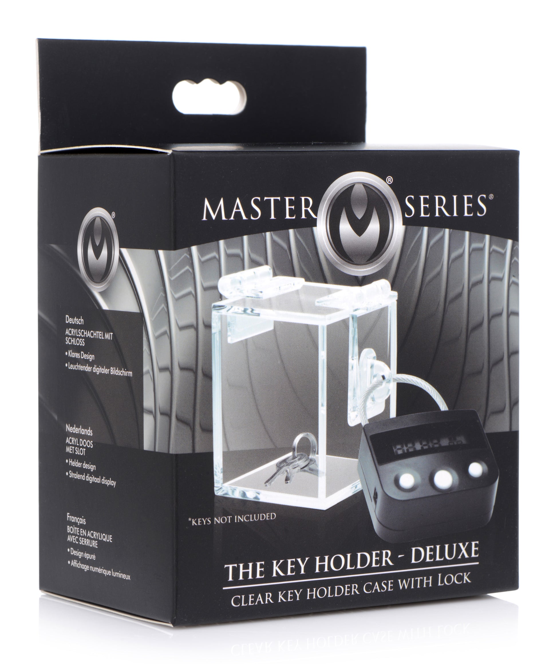 The Key Holder Deluxe Clear Case with Lock - UABDSM